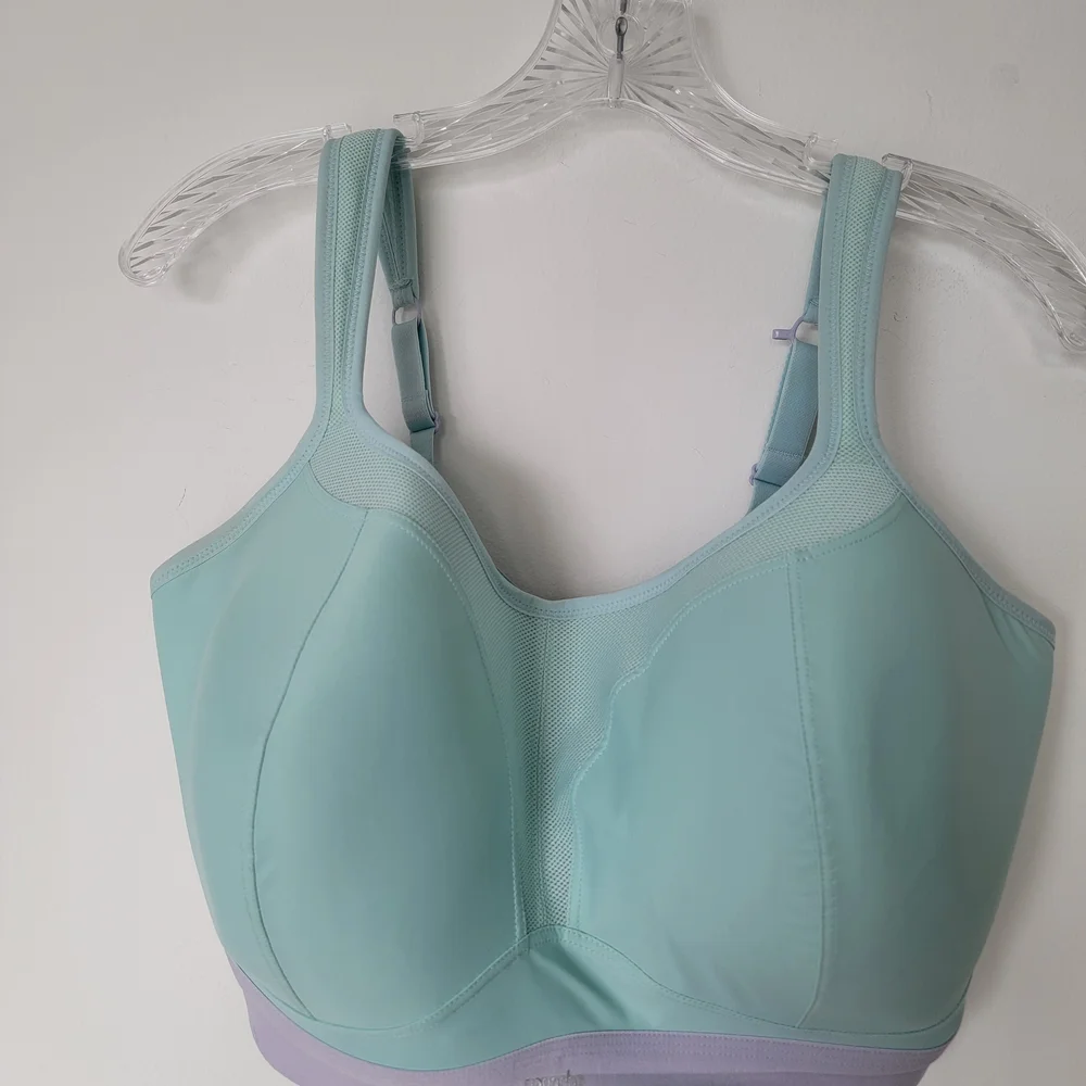 Panache Aqua and Lavender Sports Bra Size 40 - Picture 5 of 8